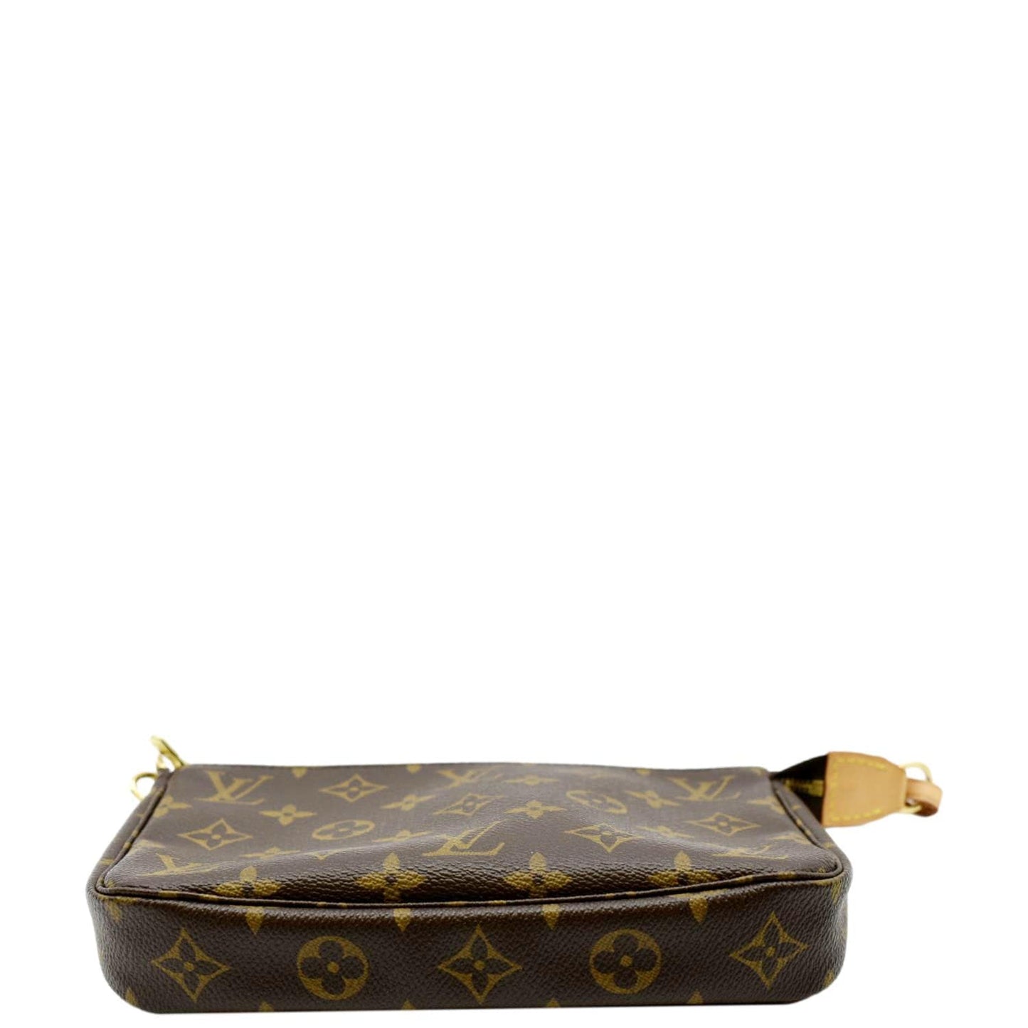 LOUIS VUITTON Pochette Accessoires Monogram Canvas Pouch Bag Brown