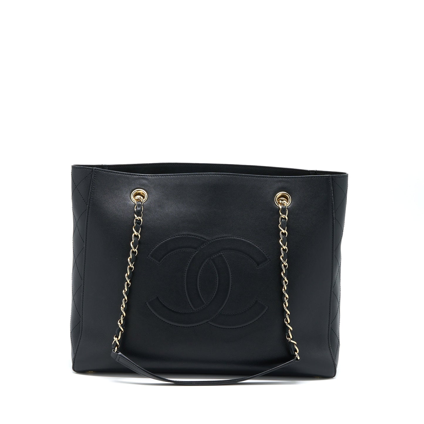 Chanel Tote Bag Lambskin Black LGHW