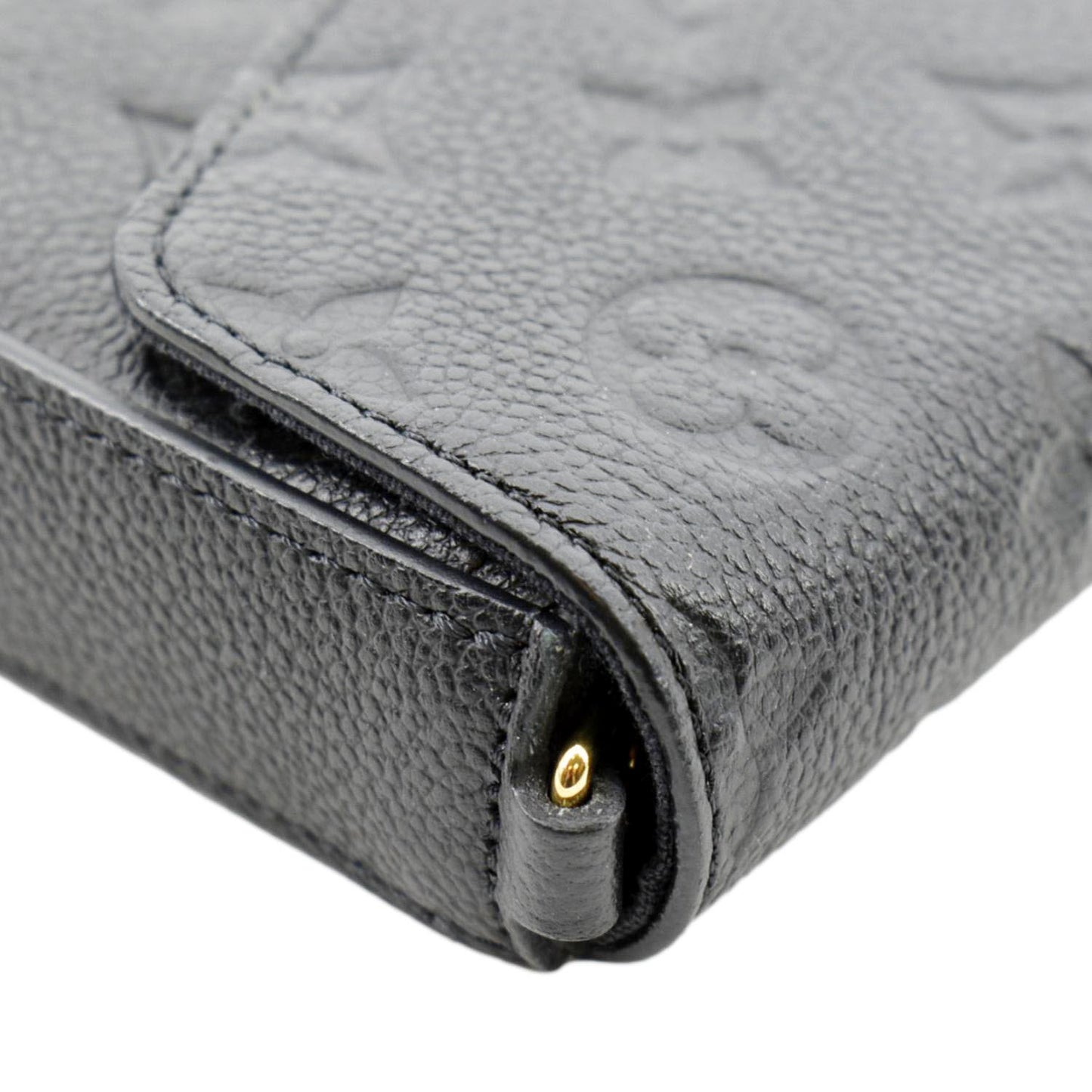 LOUIS VUITTON  Felicie Monogram Empreinte Pochette Crossbody Bag Black