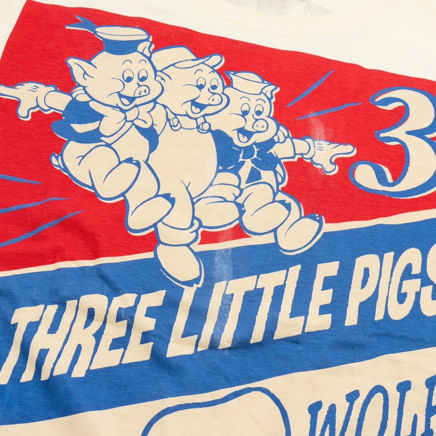 Gucci Size âWhale Three Little Pigsâ Print T-shirt White/Multicolour