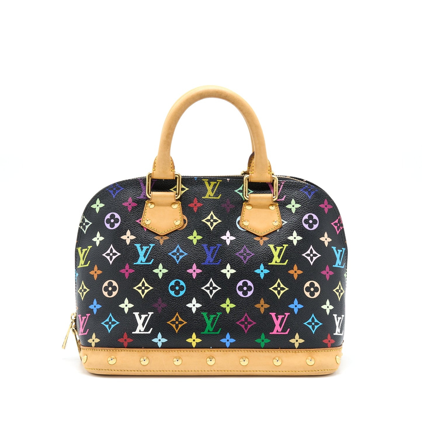 Louis Vuitton Alma Purse Monogram Canvas Multicolour/ Black