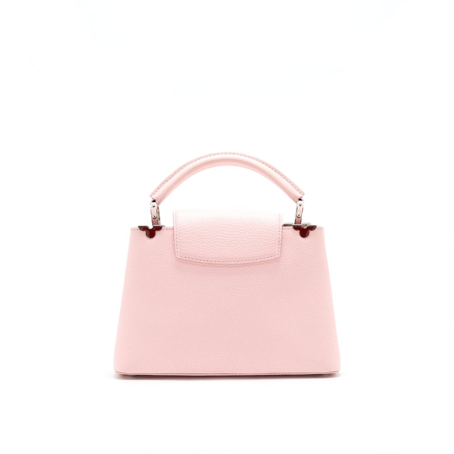 Louis Vuitton Capucines in Pink with Red Floral pattern