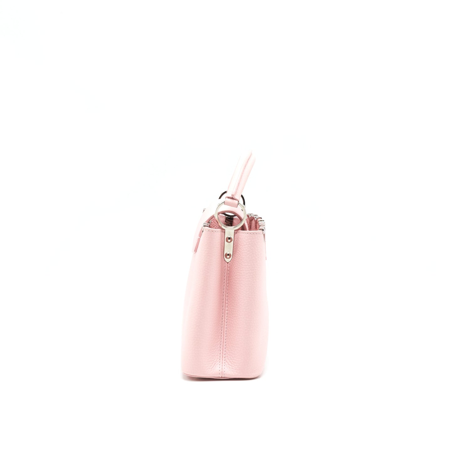 Louis Vuitton Capucines in Pink with Red Floral pattern