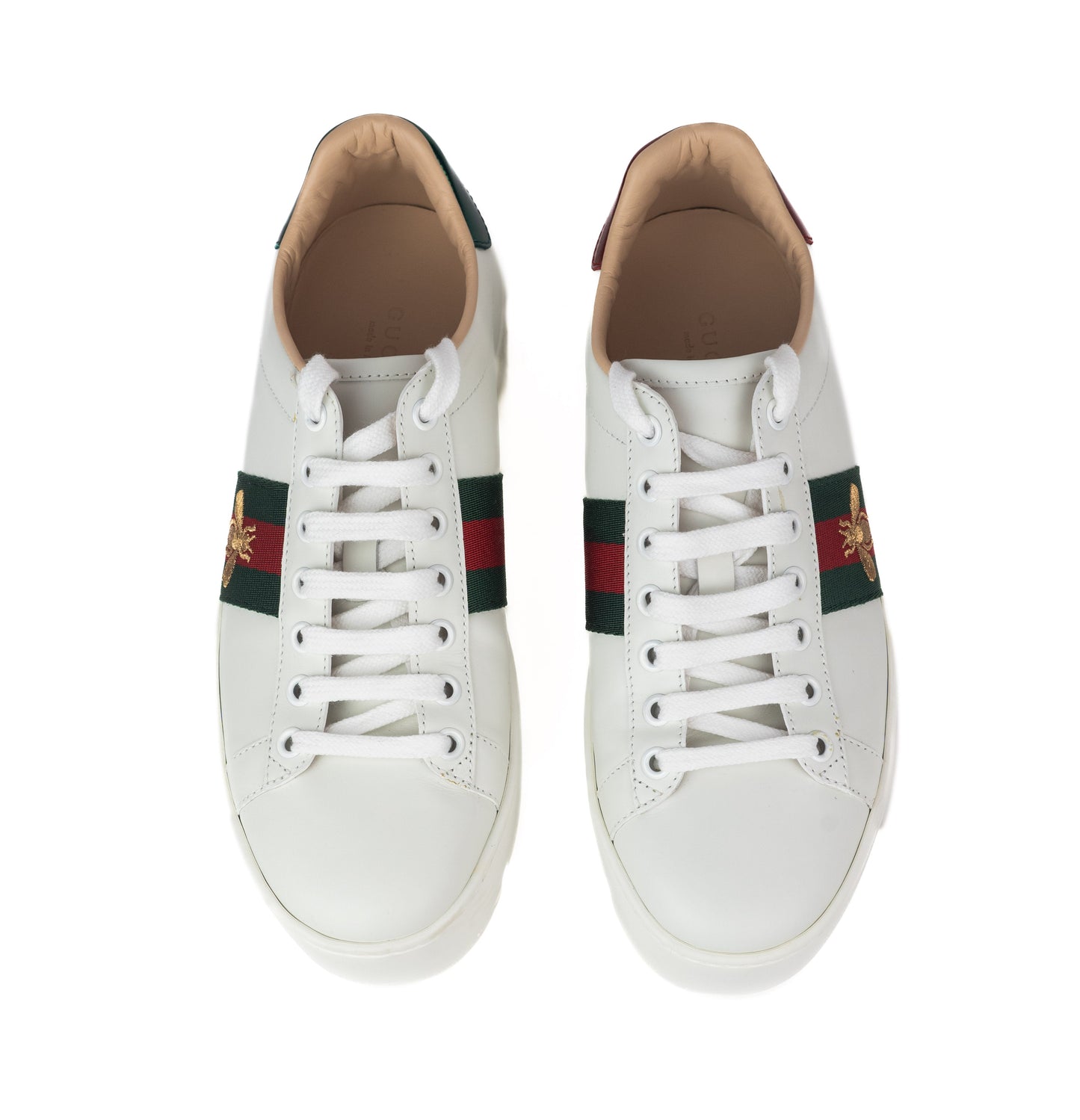 Gucci Ace Embroided Platform Sneakers