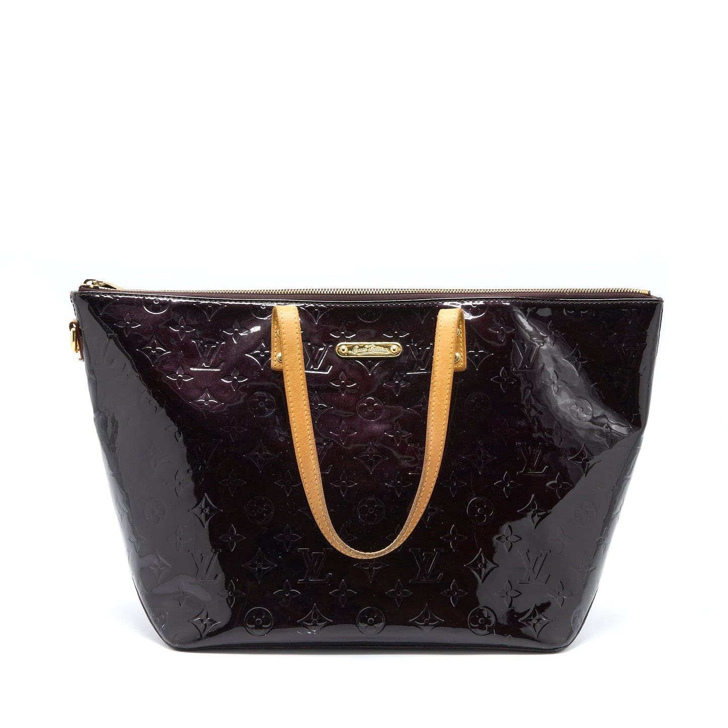 Louis Vuitton Vernis Bellevue Purse Patent Amarante