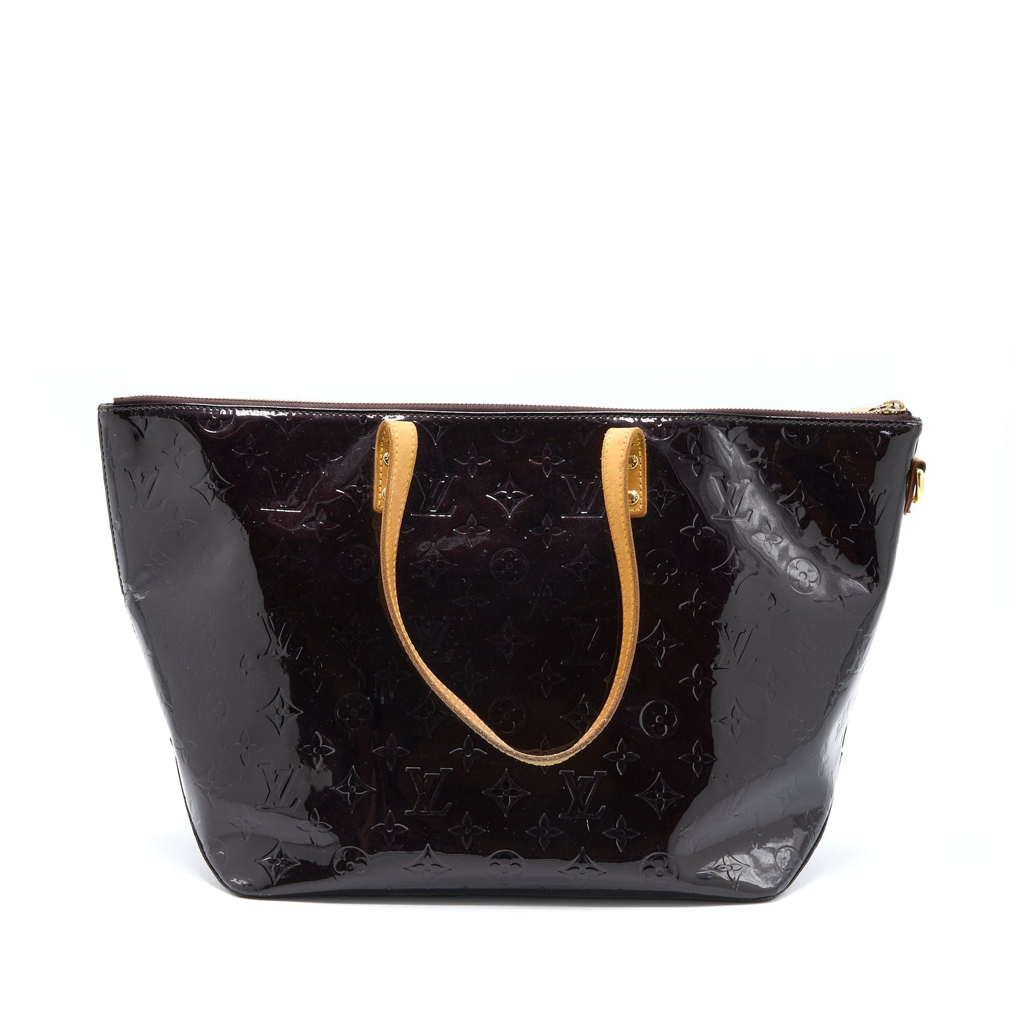 Louis Vuitton Vernis Bellevue Purse Patent Amarante