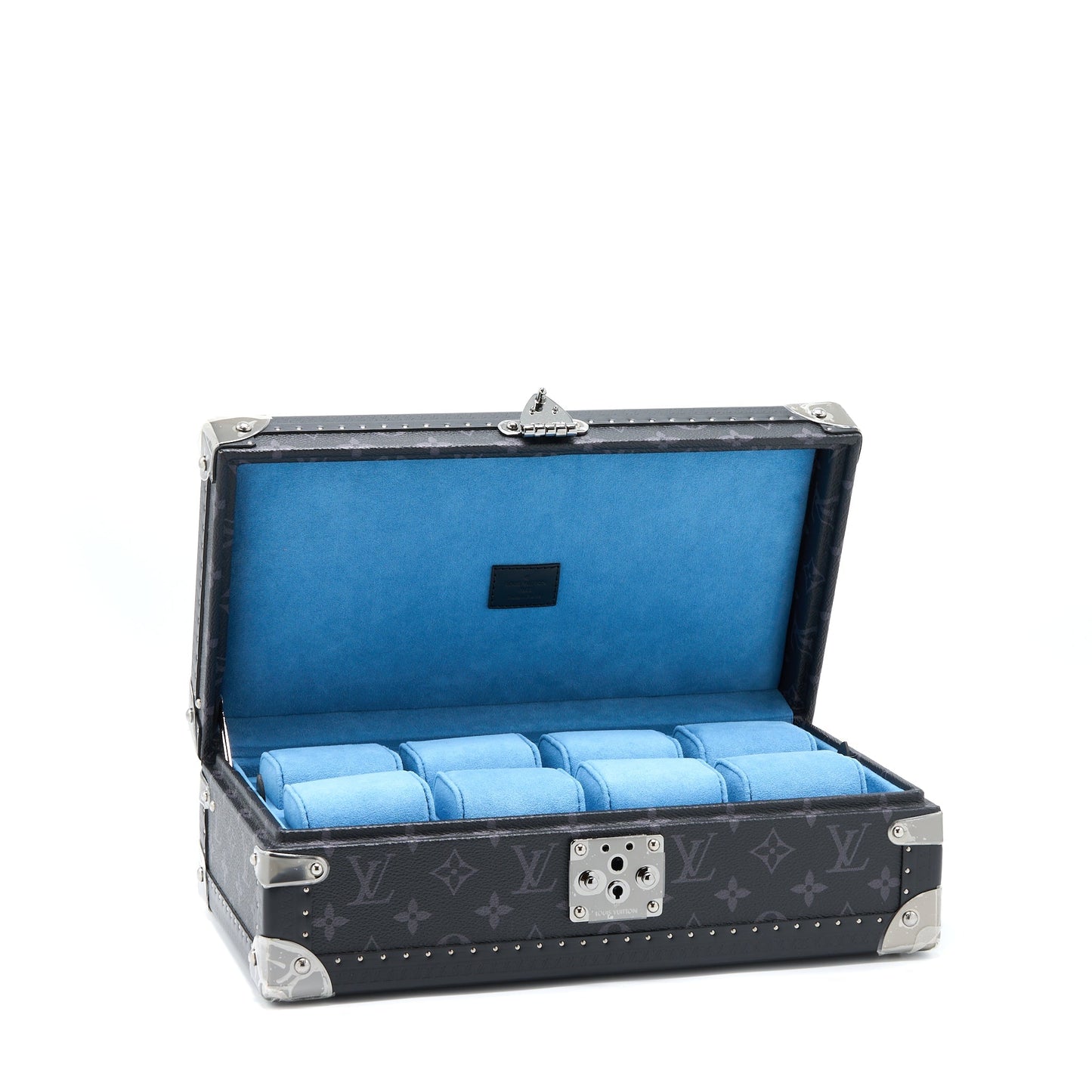 Louis Vuitton Coffret 8 Montres Watch Case Damier Graphite Canvas/Blue