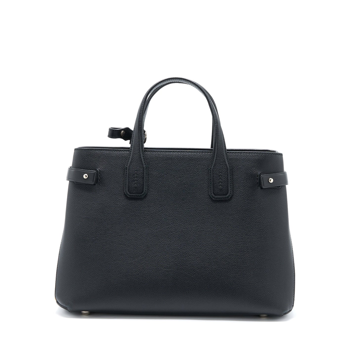 Burberry The Medium Banner Purse Calfskin Black/Multicolour