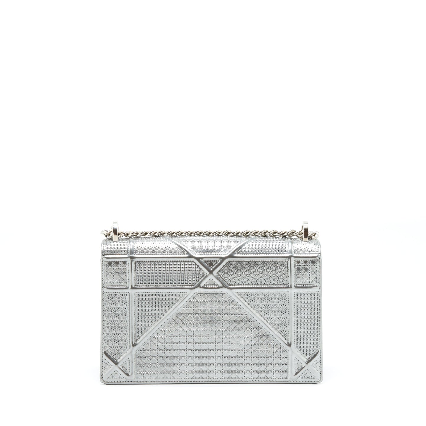 Dior Medium Diorama Metallic Sliver