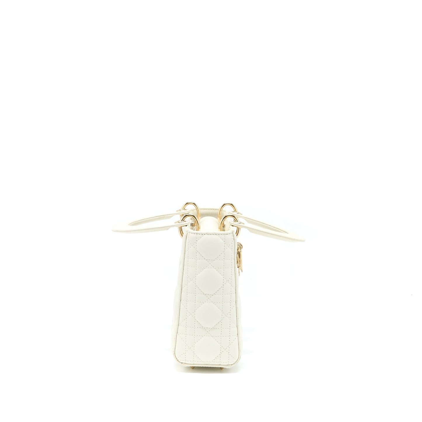 Dior Small Lady Dior Lambskin White