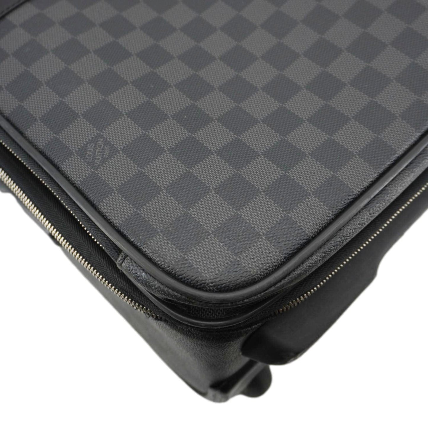 LOUIS VUITTON Pegase 55 Damier Graphite Business Suitcase Travel Bag Black