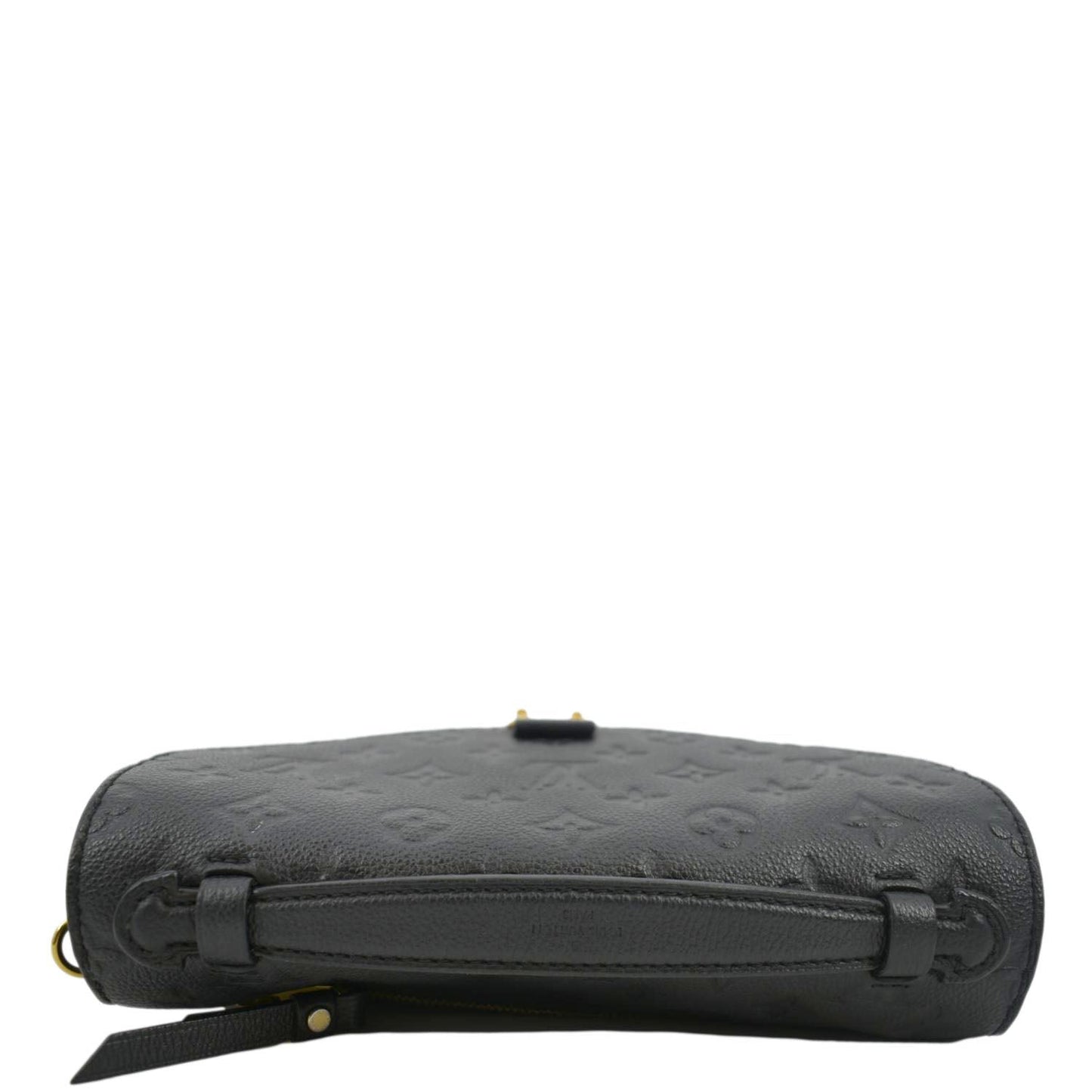 LOUIS VUITTON Metis Pochette Empreinte Leather Crossbody Bag Black