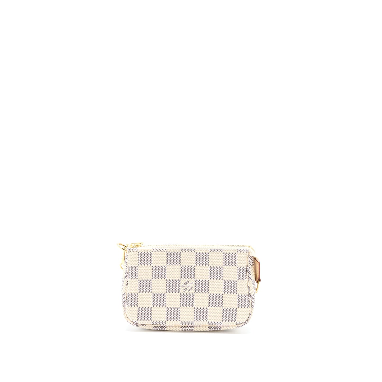 Louis Vuitton Mini Pochette Accessories Damier Azur Canvas