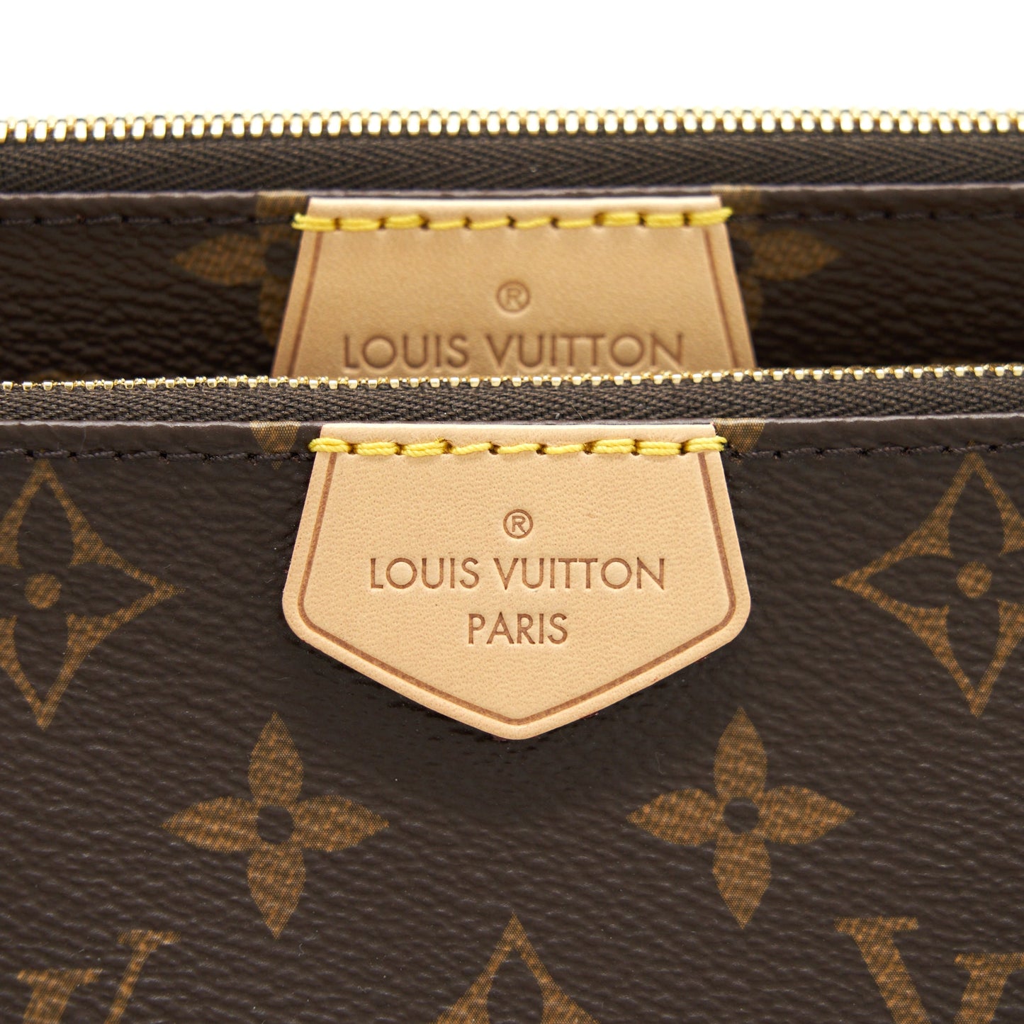 Louis Vuitton Multi Pochette Accessories Monogram Canvas With Rose Clair Strap