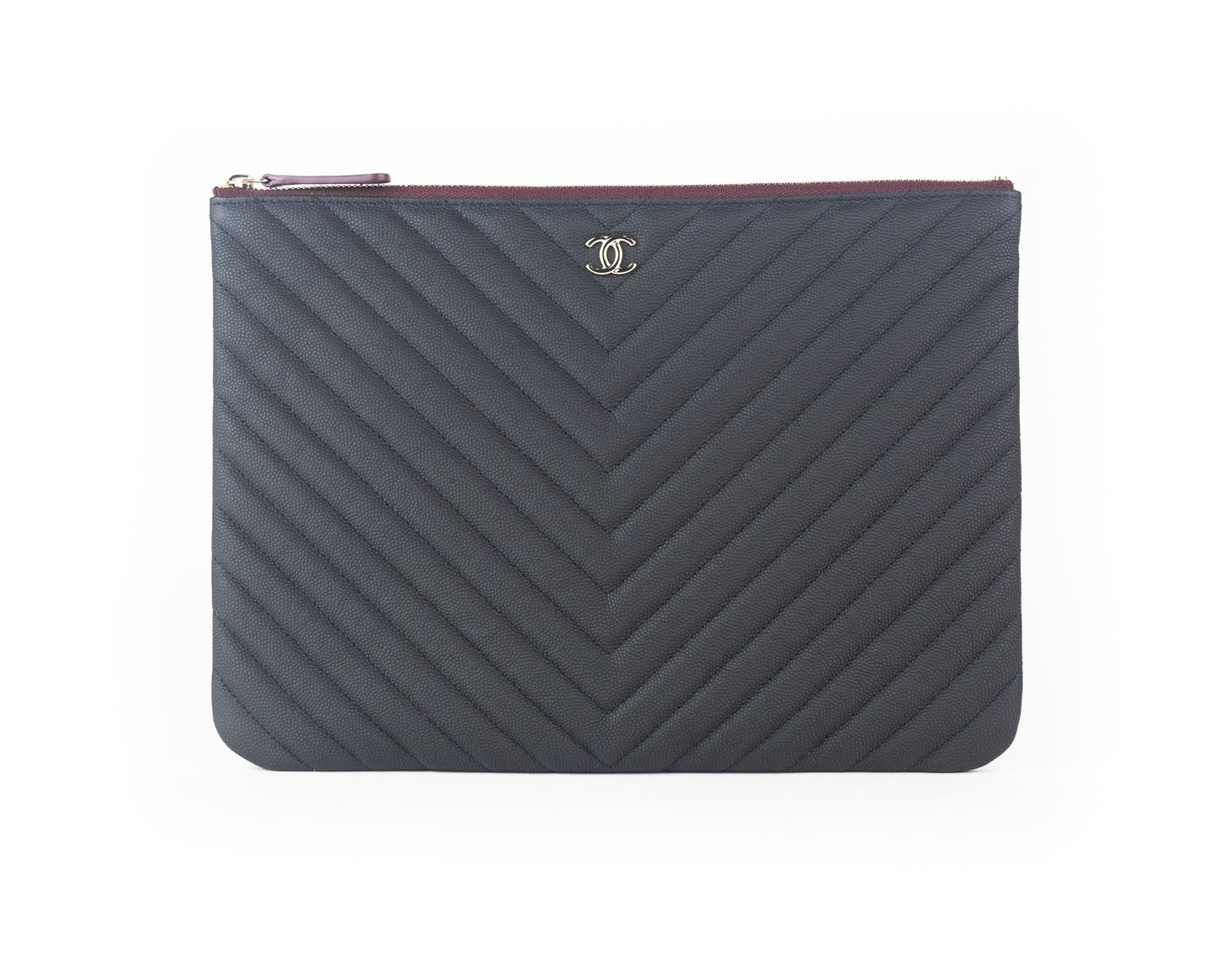Chanel Chevron Medium O Case