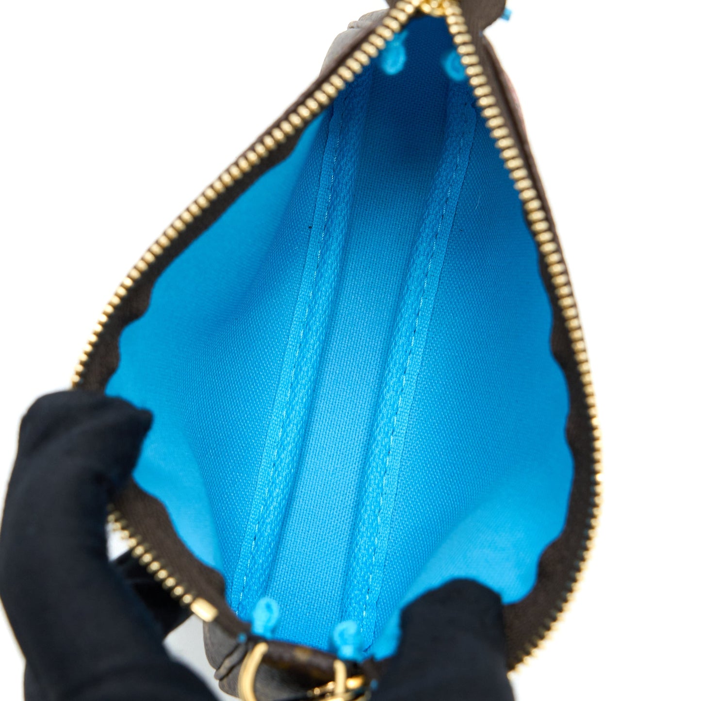 Louis Vuitton Mini Pochette Accessories Monogram Canvas/Blue