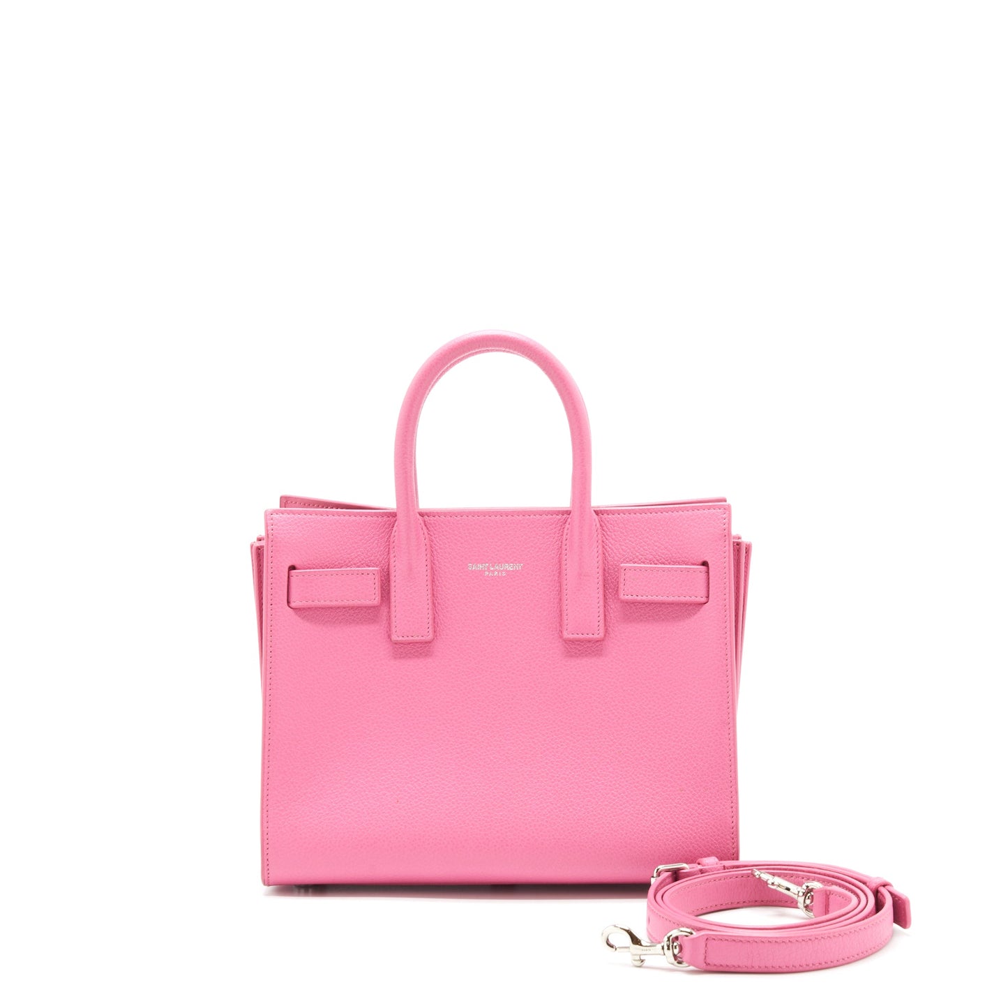 Saint Laurent () Sac De Jour Calfskin Pink