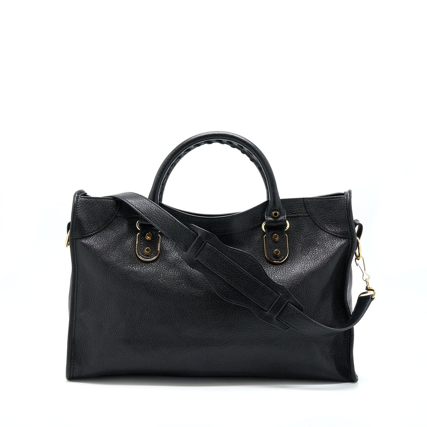 Balenciaga Edged City Purse Goatskin Black
