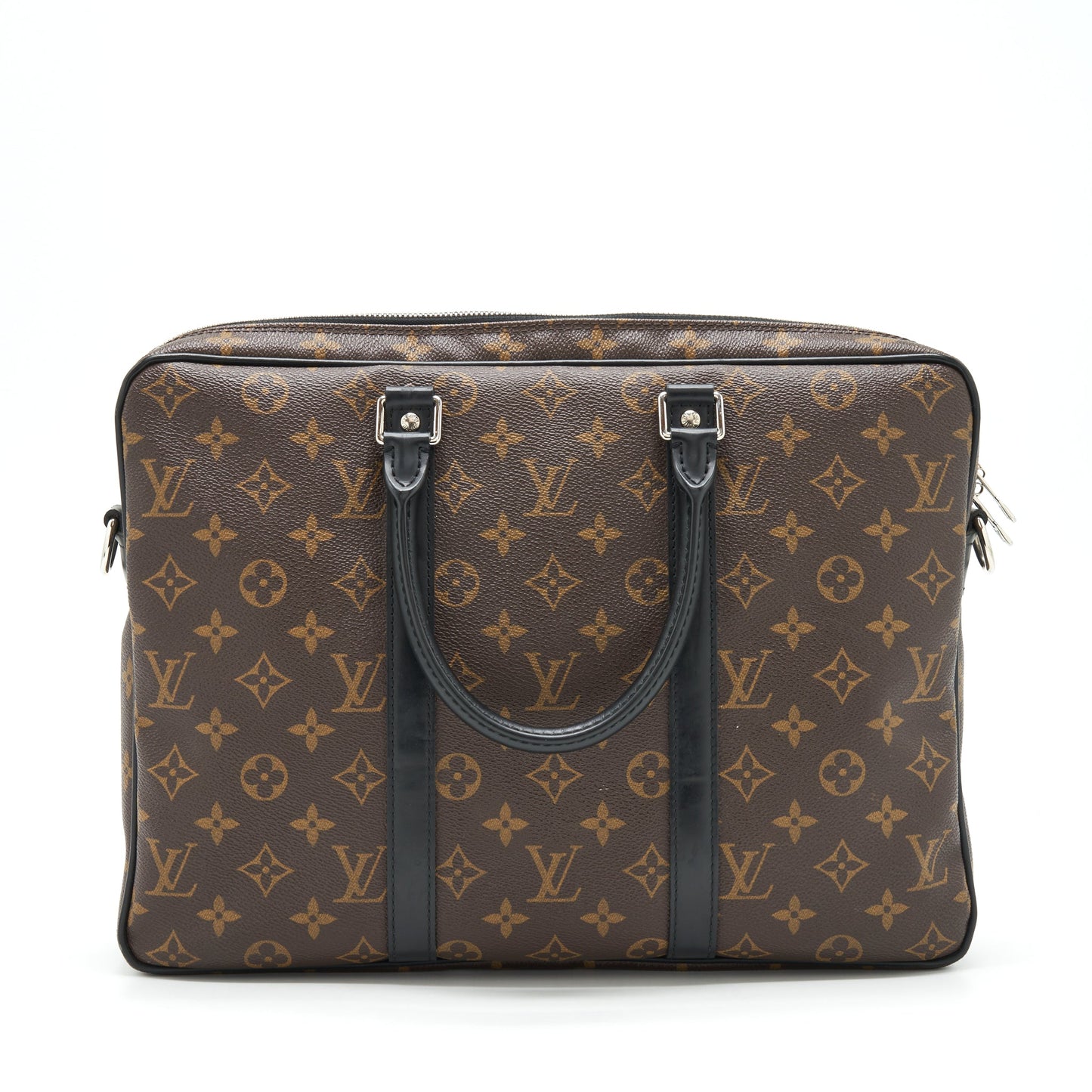 Louis Vuitton Porte Documents Voyage Purse Monogram Canvas