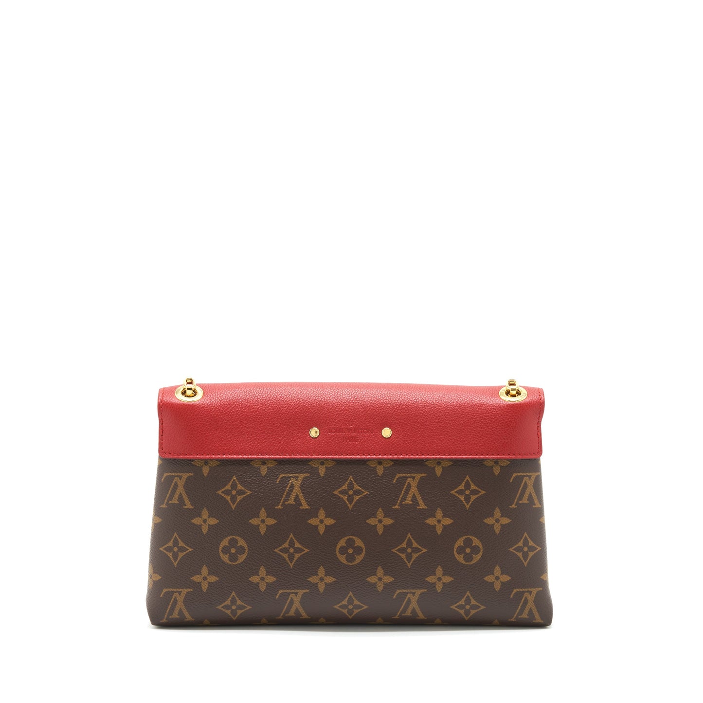 Louis Vuitton Pallas Chain Purse Cerise Monogram Canvas/Leather