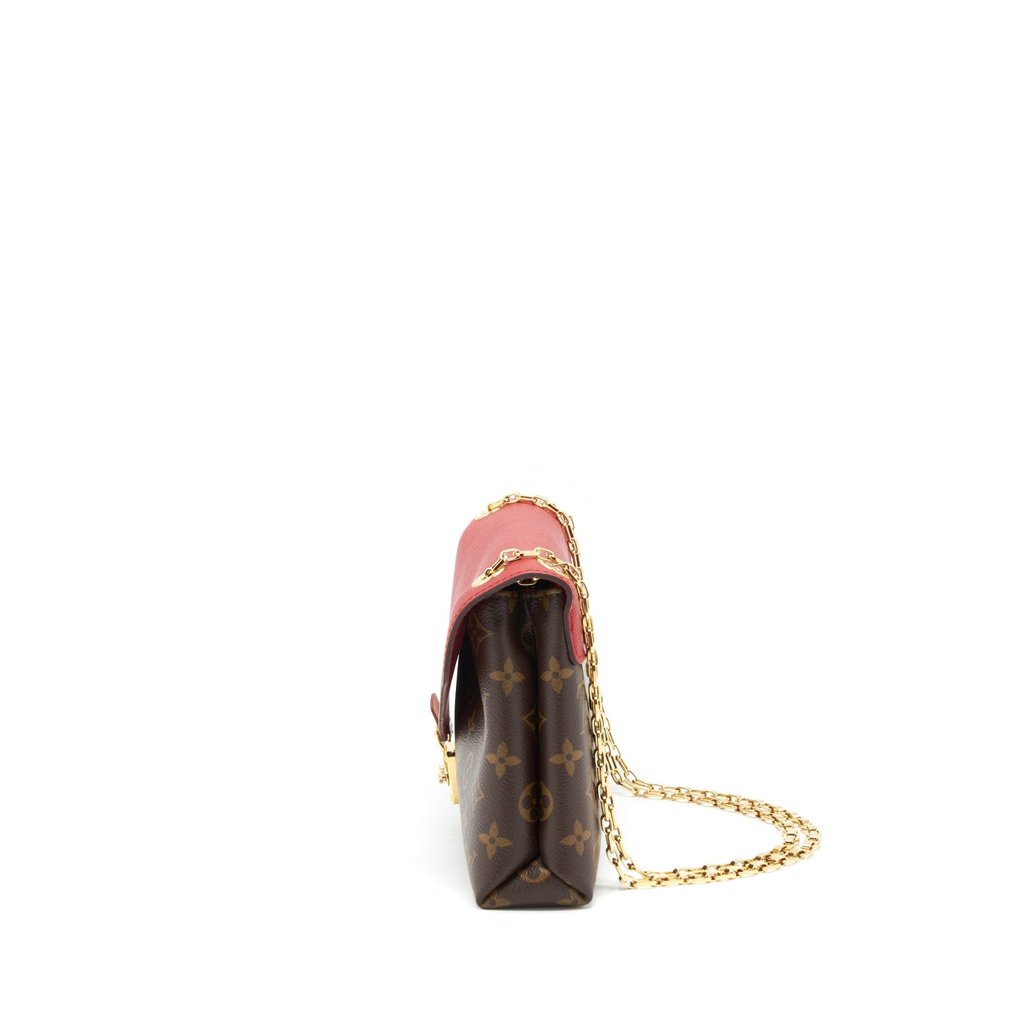 Louis Vuitton Pallas Chain Purse Cerise Monogram Canvas/Leather