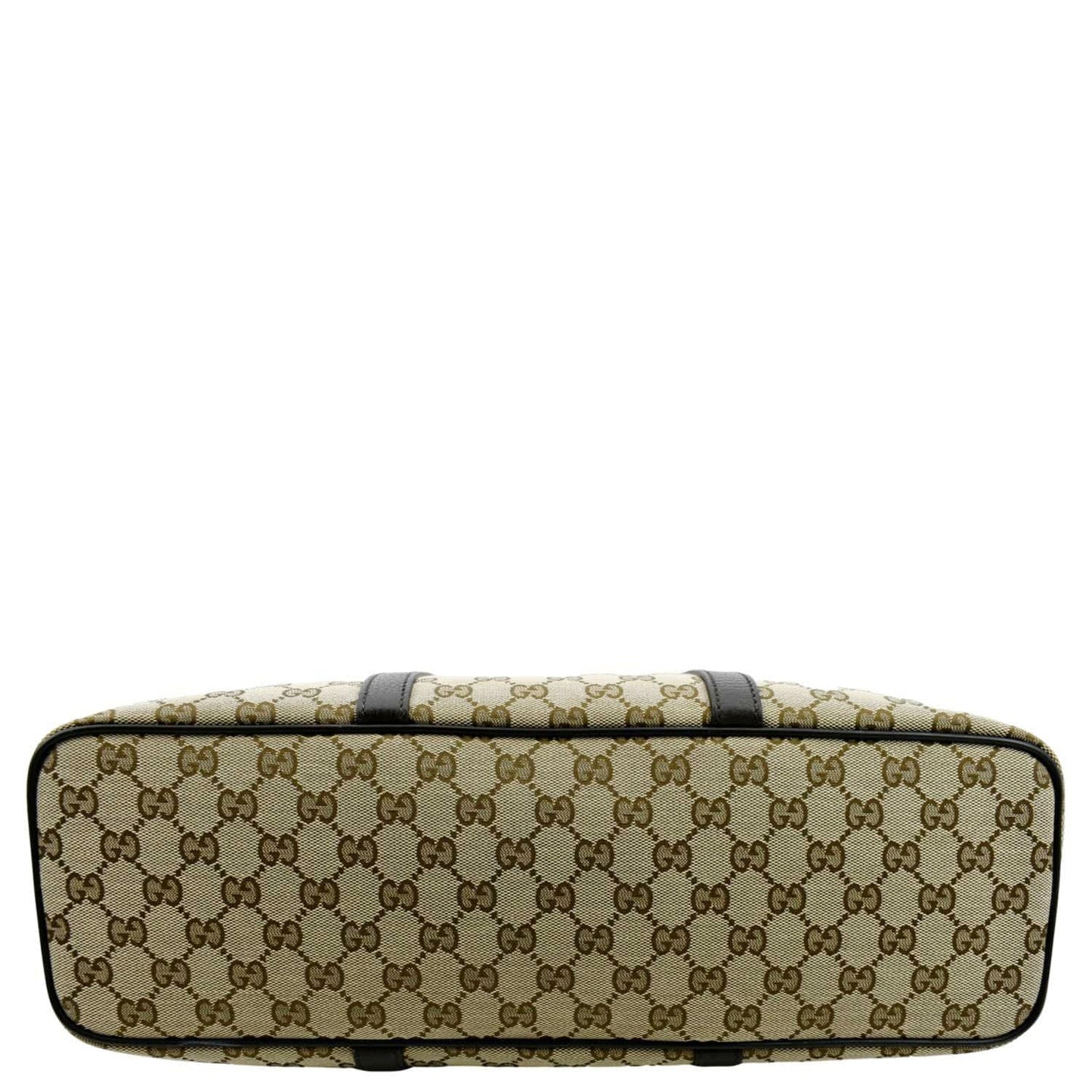 GUCCI GG Supreme Canvas Shopping Tote Bag Beige 449169