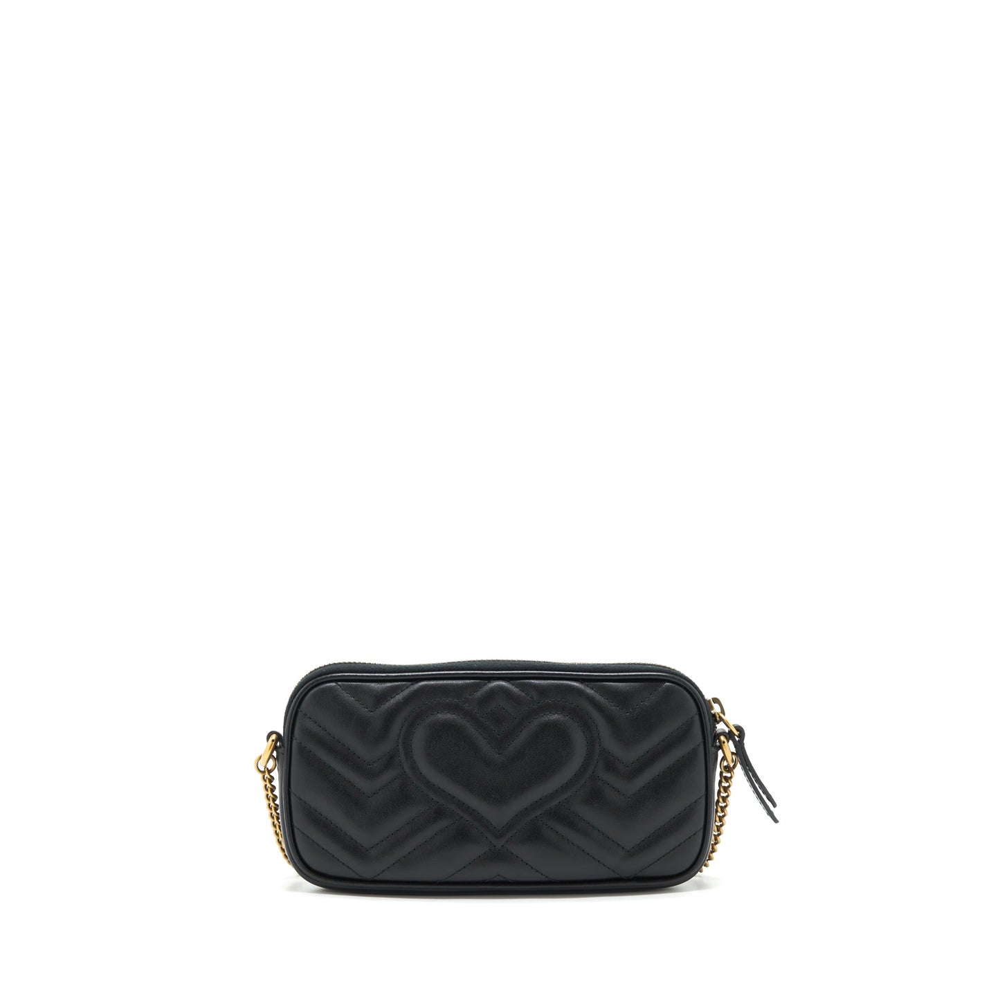 Gucci Marmont Small Pouch With Chains Black
