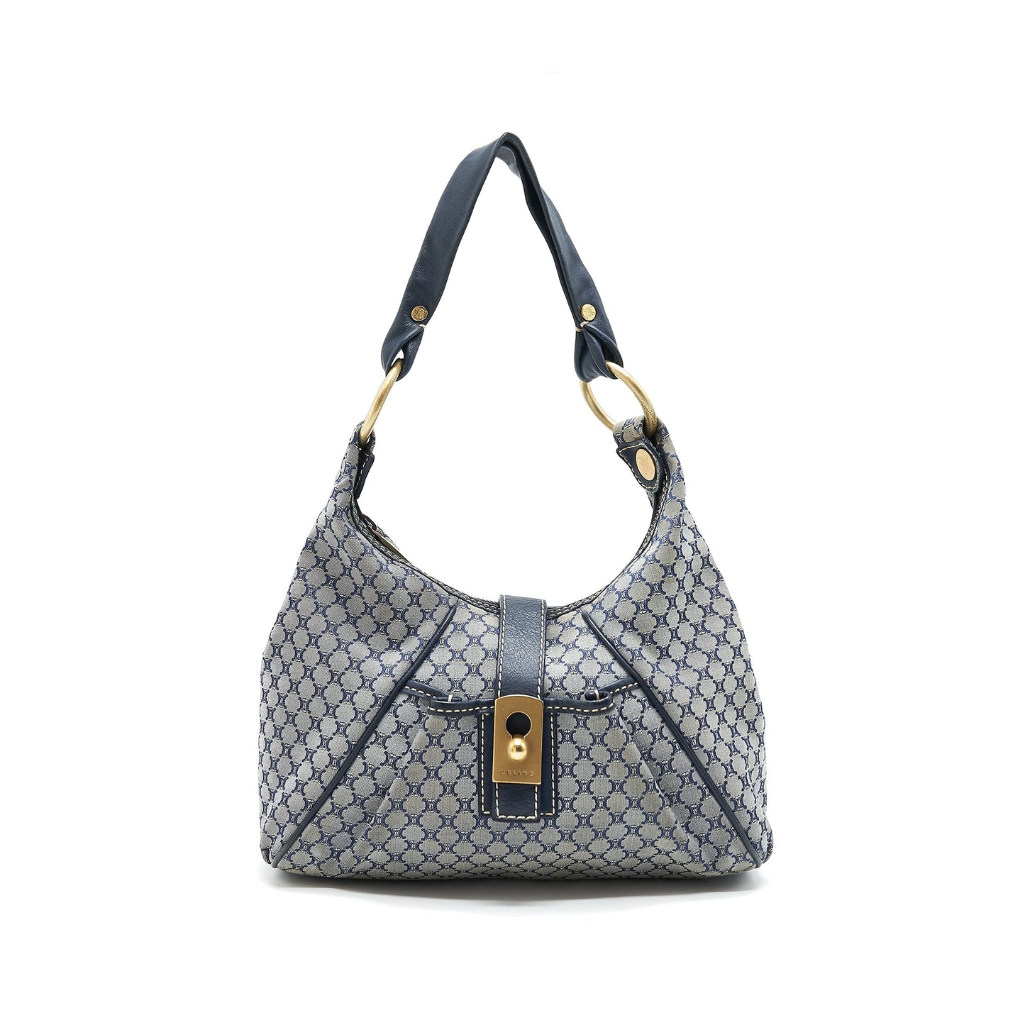Luxury CELINE Vintage Canvas Shoulder Bag