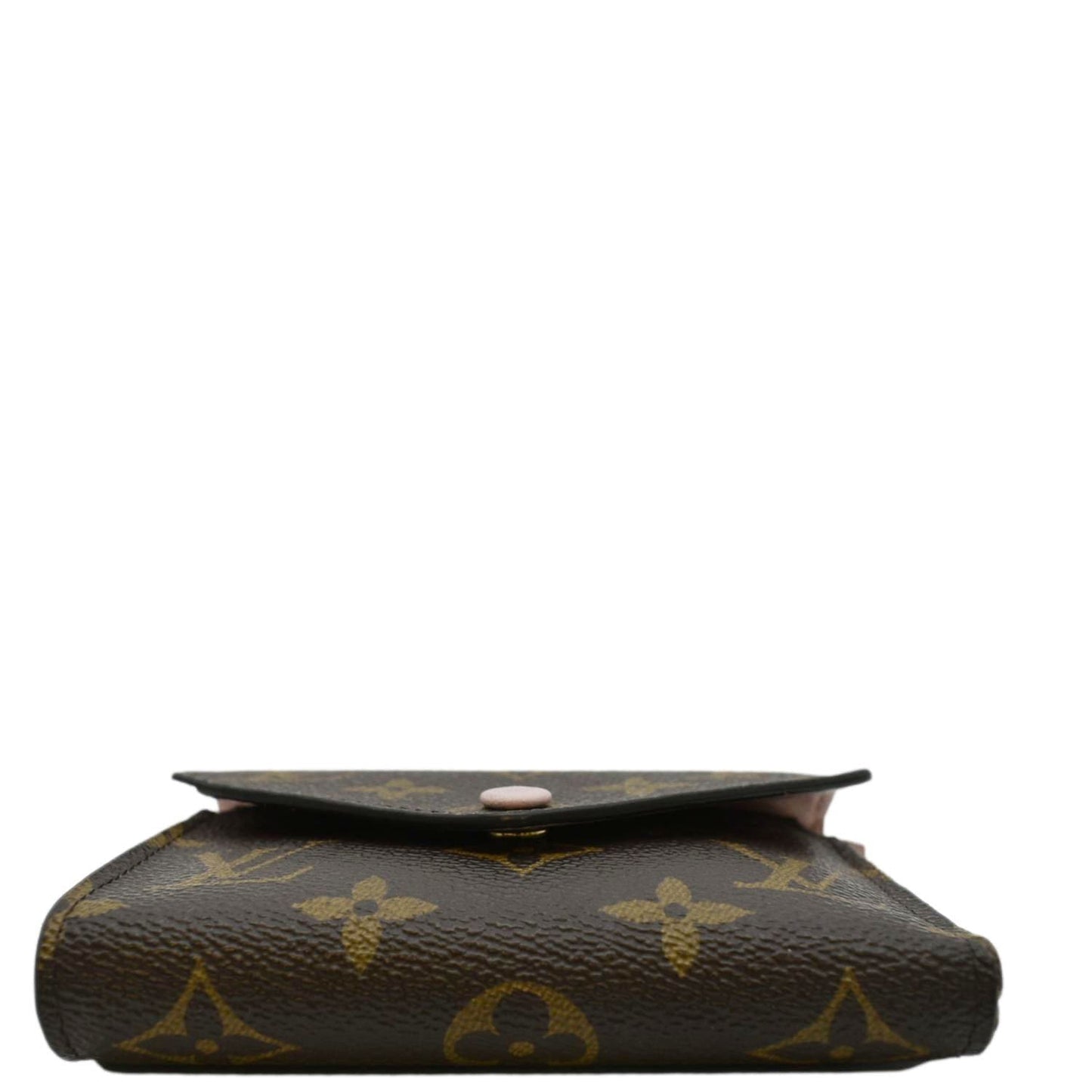 LOUIS VUITTON Victorine Monogram Canvas Wallet Rose Ballerine