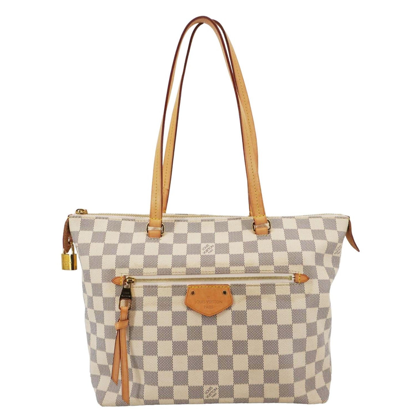 LOUIS VUITTON Iena PM Damier Azur Shoulder Bag White