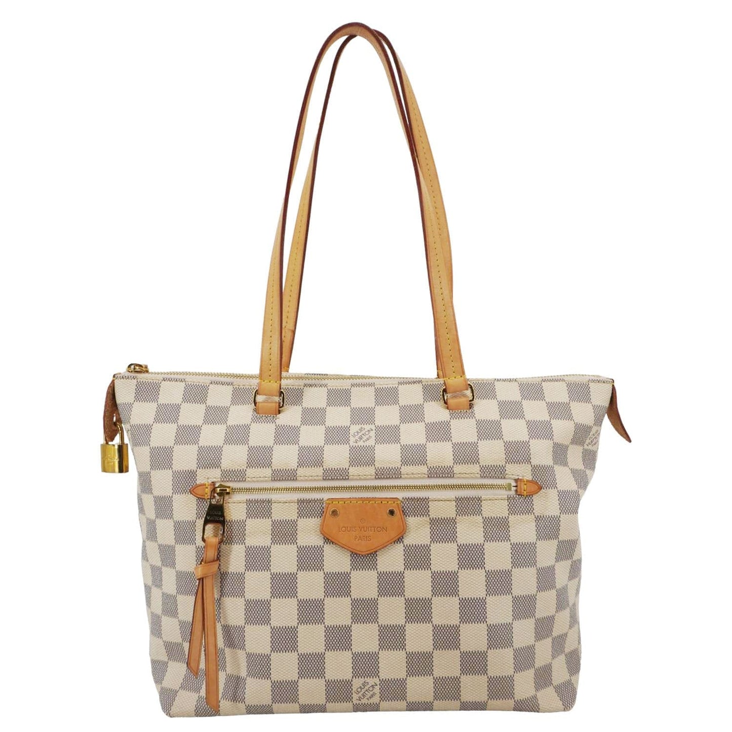 LOUIS VUITTON Iena PM Damier Azur Shoulder Bag White
