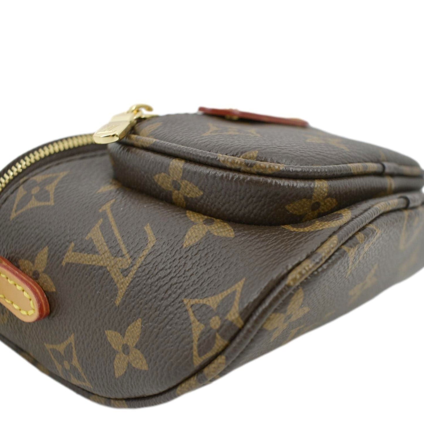 LOUIS VUITTON Mini Monogram Canvas Bumbag Brown