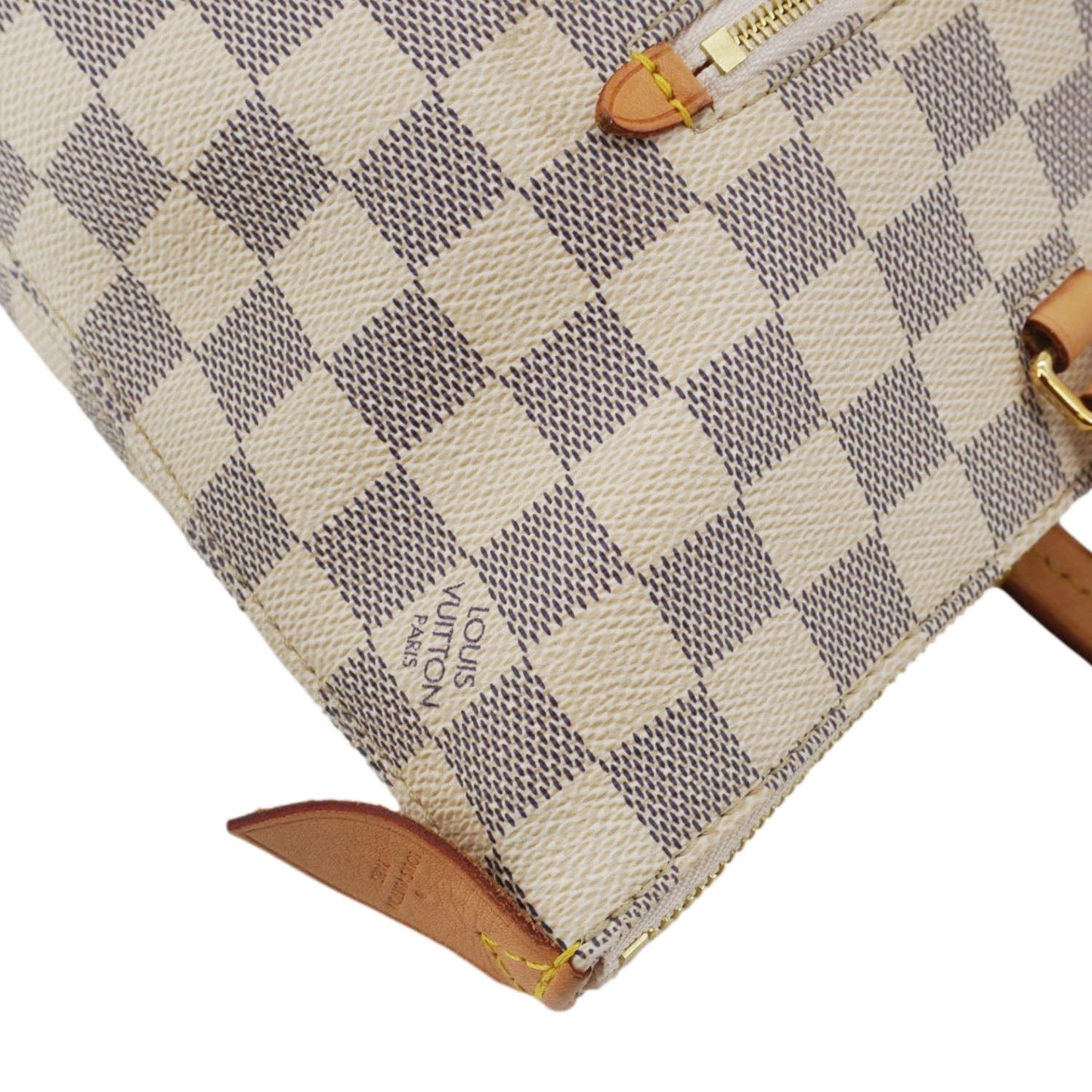 LOUIS VUITTON Iena PM Damier Azur Shoulder Bag White