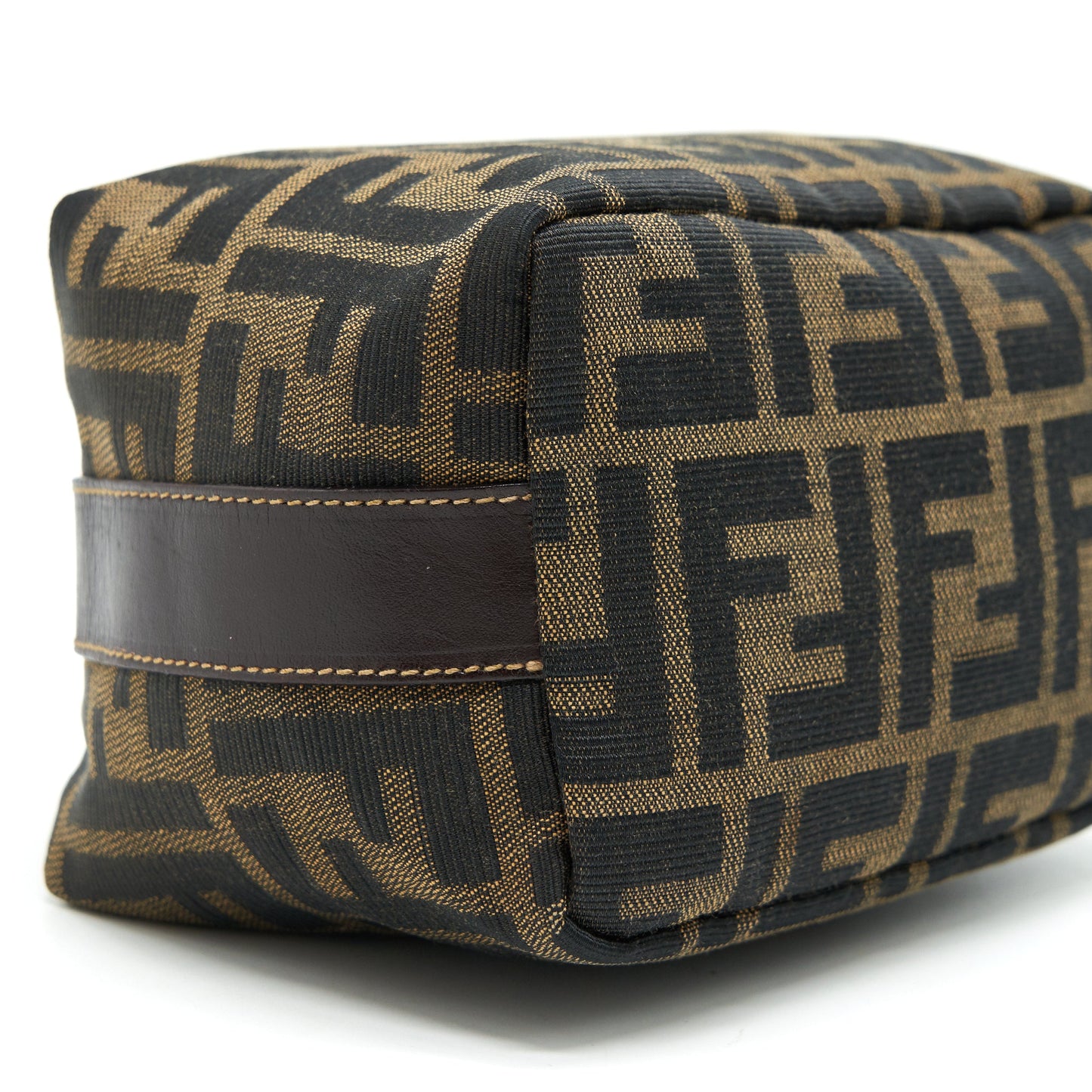 FENDI VINTAGE MINI COSMETIC BAG FF ZUCCA CANVAS