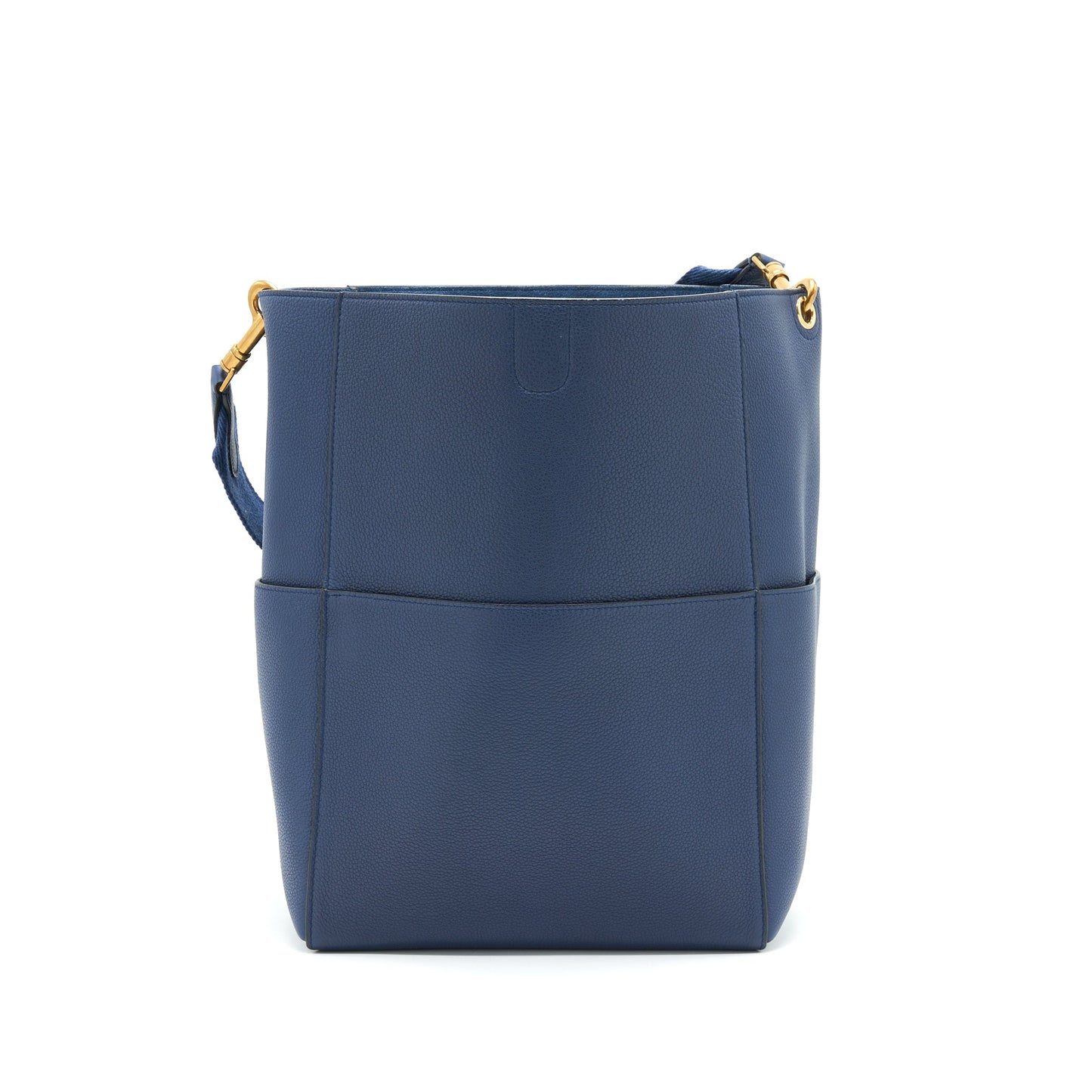 Celine Sangle Bucket Purse Navy new logo
