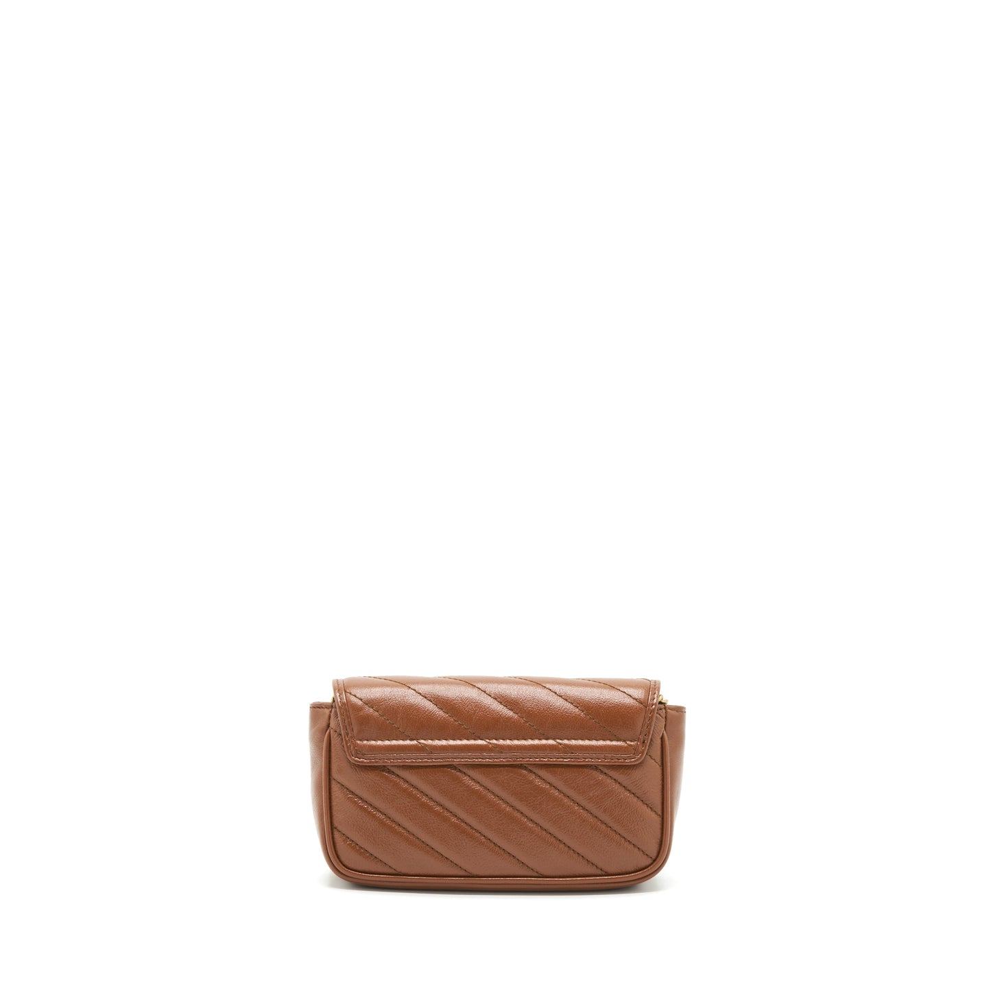 Gucci Marmont Matelasse Super Mini Purse Brown