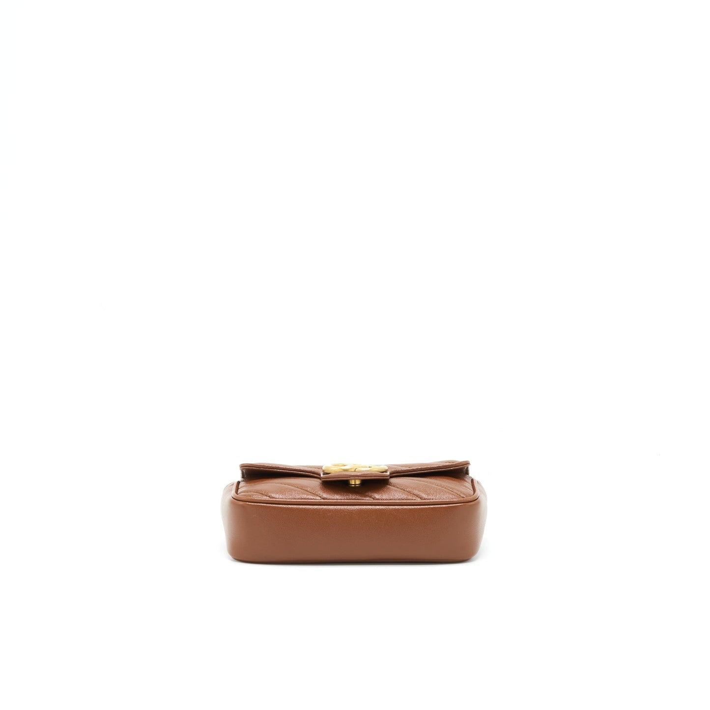 Gucci Marmont Matelasse Super Mini Purse Brown