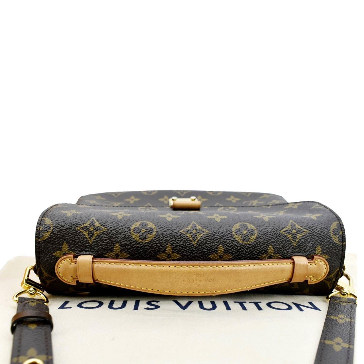 LOUIS VUITTON Metis Pochette Monogram Canvas Crossbody Bag Brown