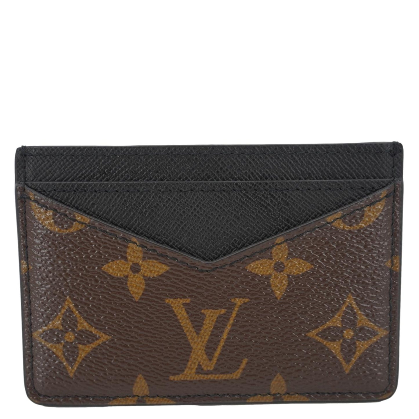 LOUIS VUITTON Neo Porte Cartes Monogram Canvas Card Holder Brown