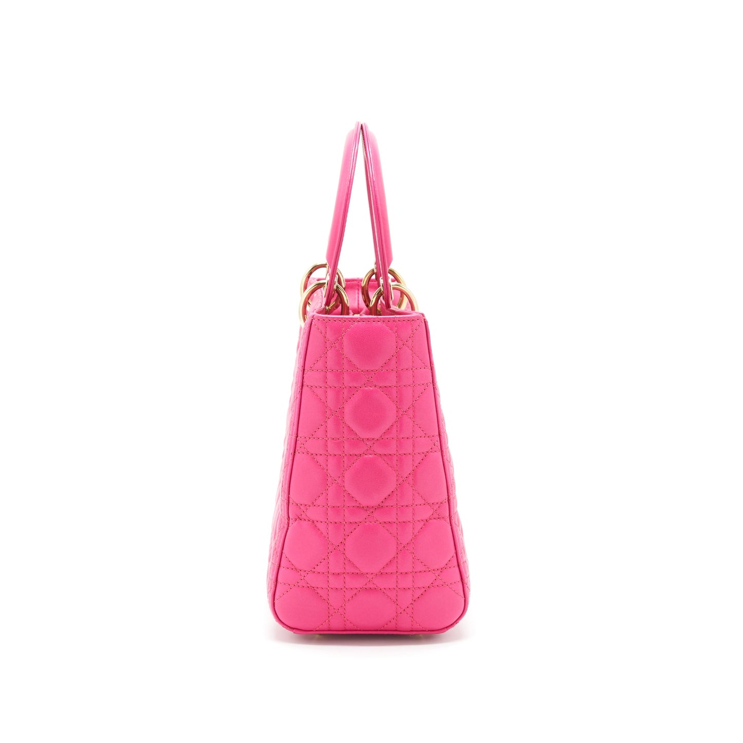Dior Lady Dior Purse Medium Pink