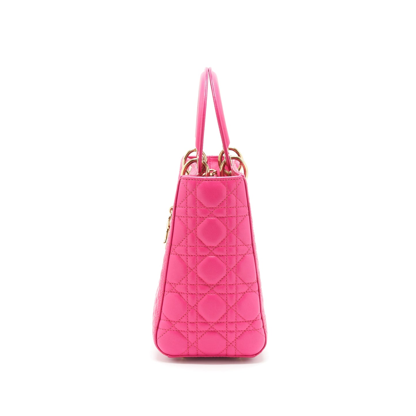 Dior Lady Dior Purse Medium Pink
