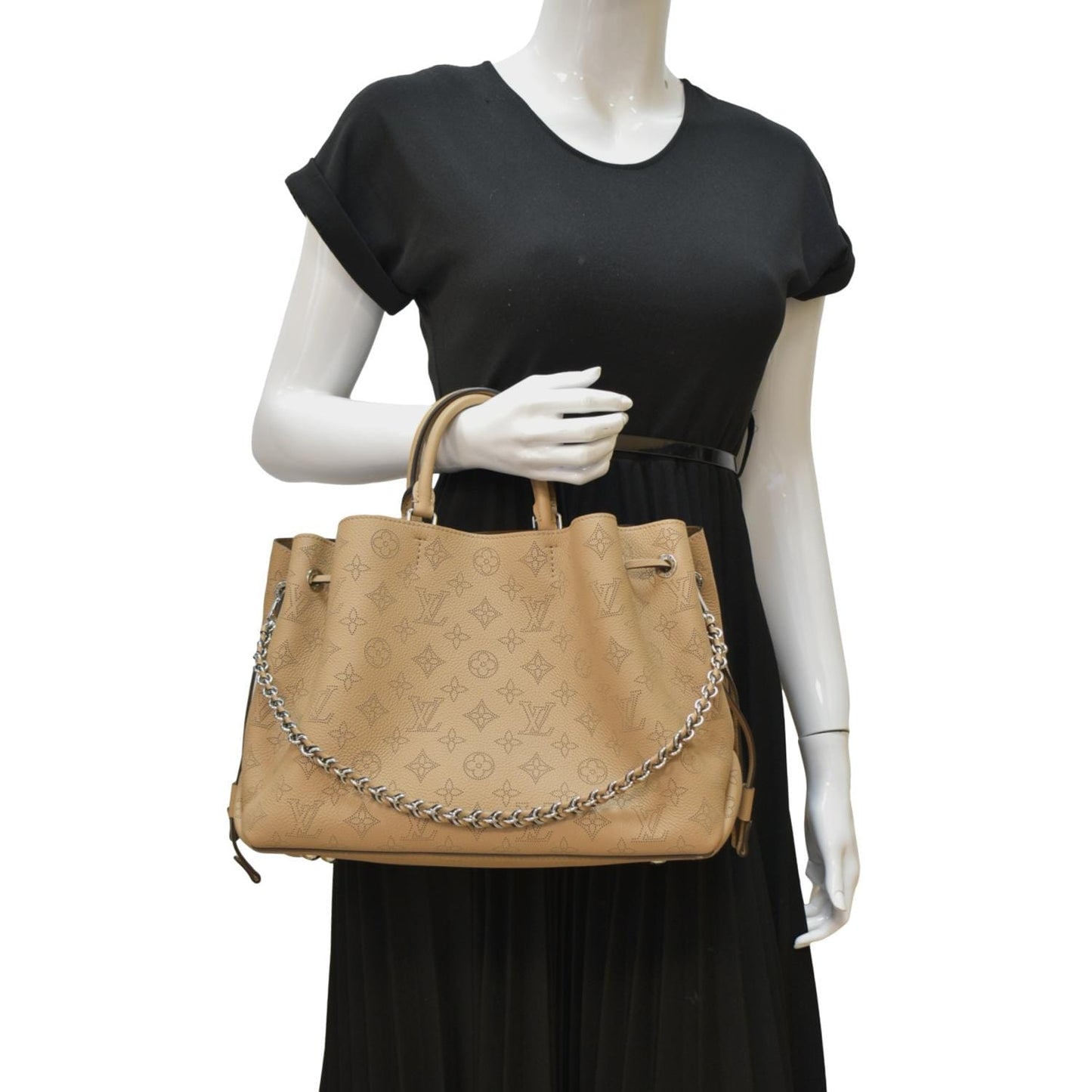LOUIS VUITTON Bella Mahina Calf Leather Tote Shoulder Bag Arizona