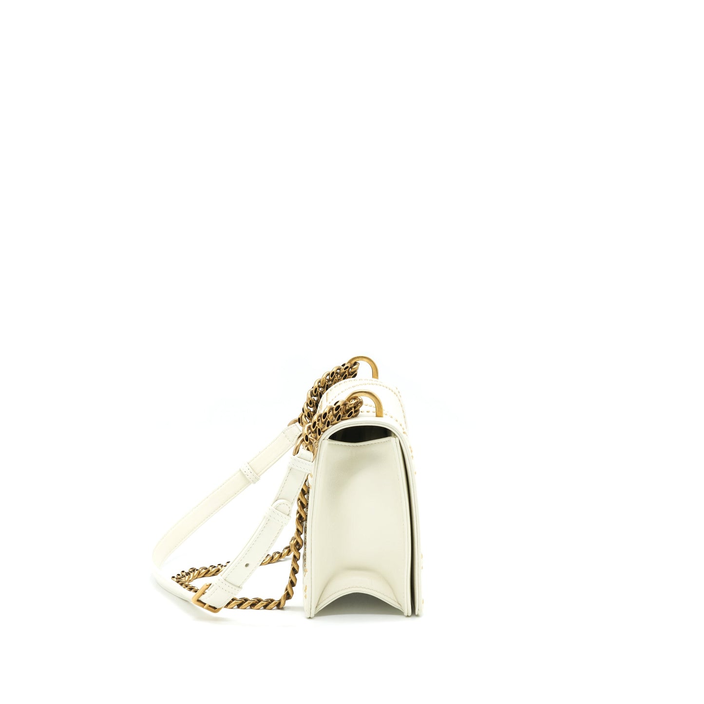 Dior Medium studded Diorama White