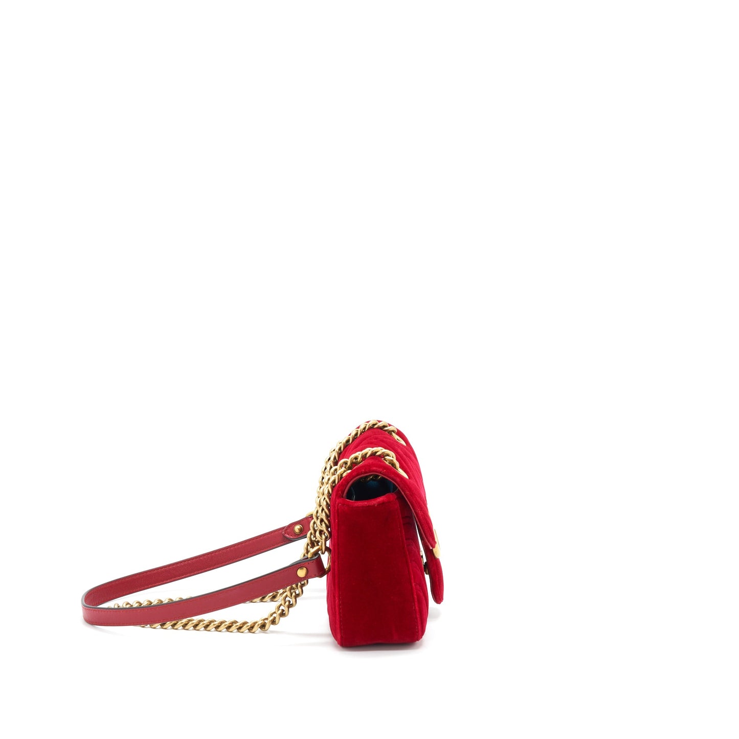 Gucci Velvet marmont Matelasse mini Purse