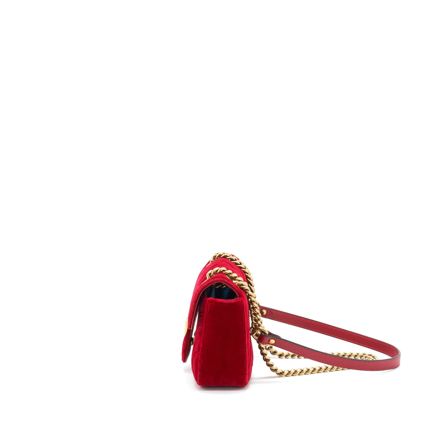 Gucci Velvet marmont Matelasse mini Purse