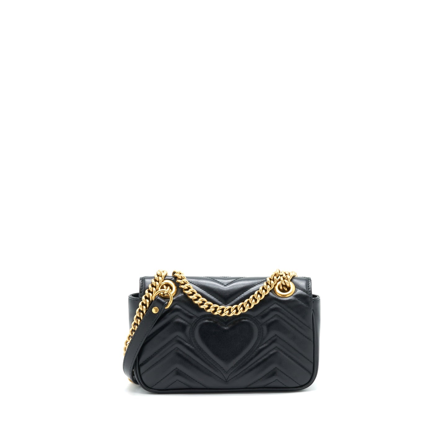 Gucci Marmont Mini Matelasse Mini Purse Black