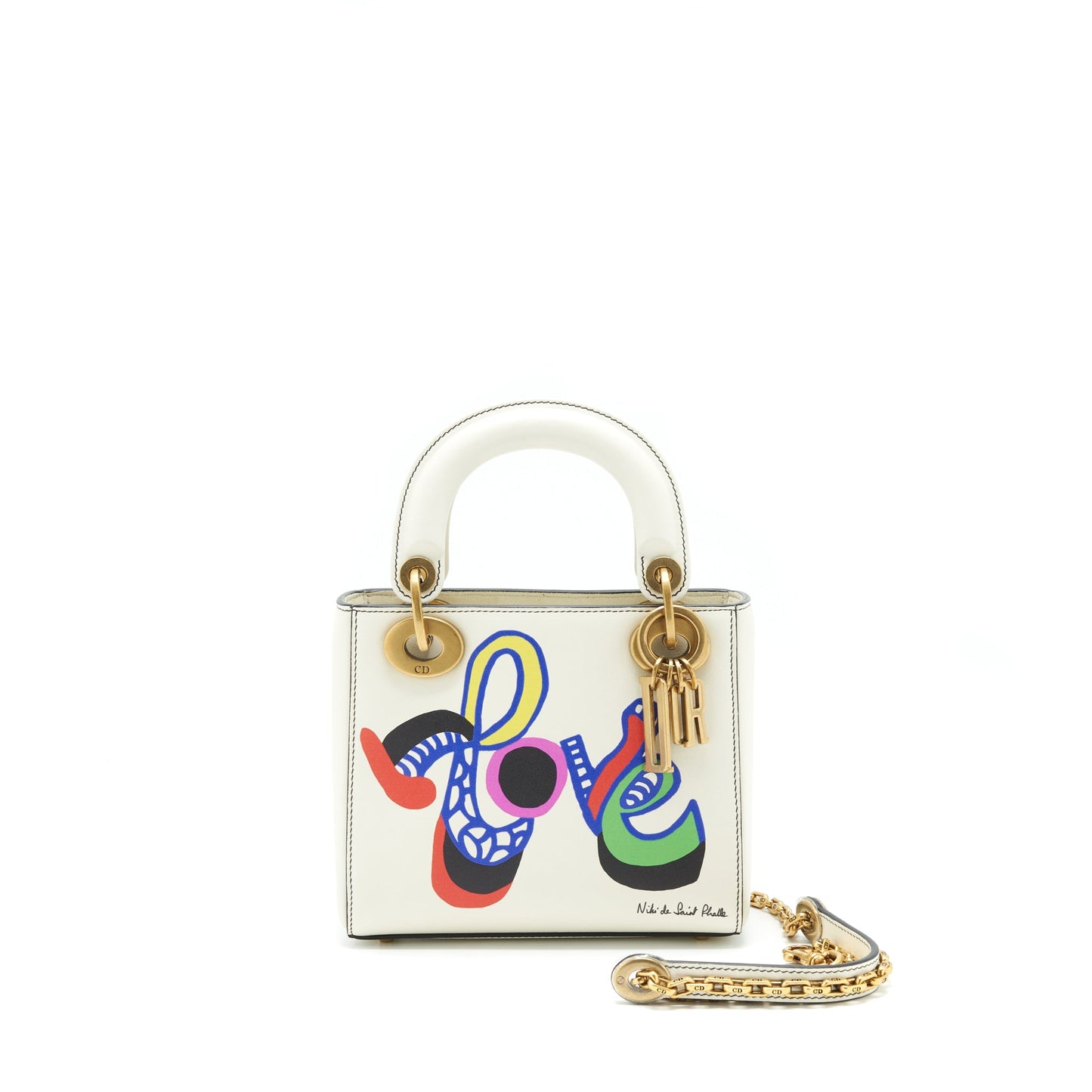 Christian Dior Mini Lady Dior Graffiti Special Edition with JâADior Hardware