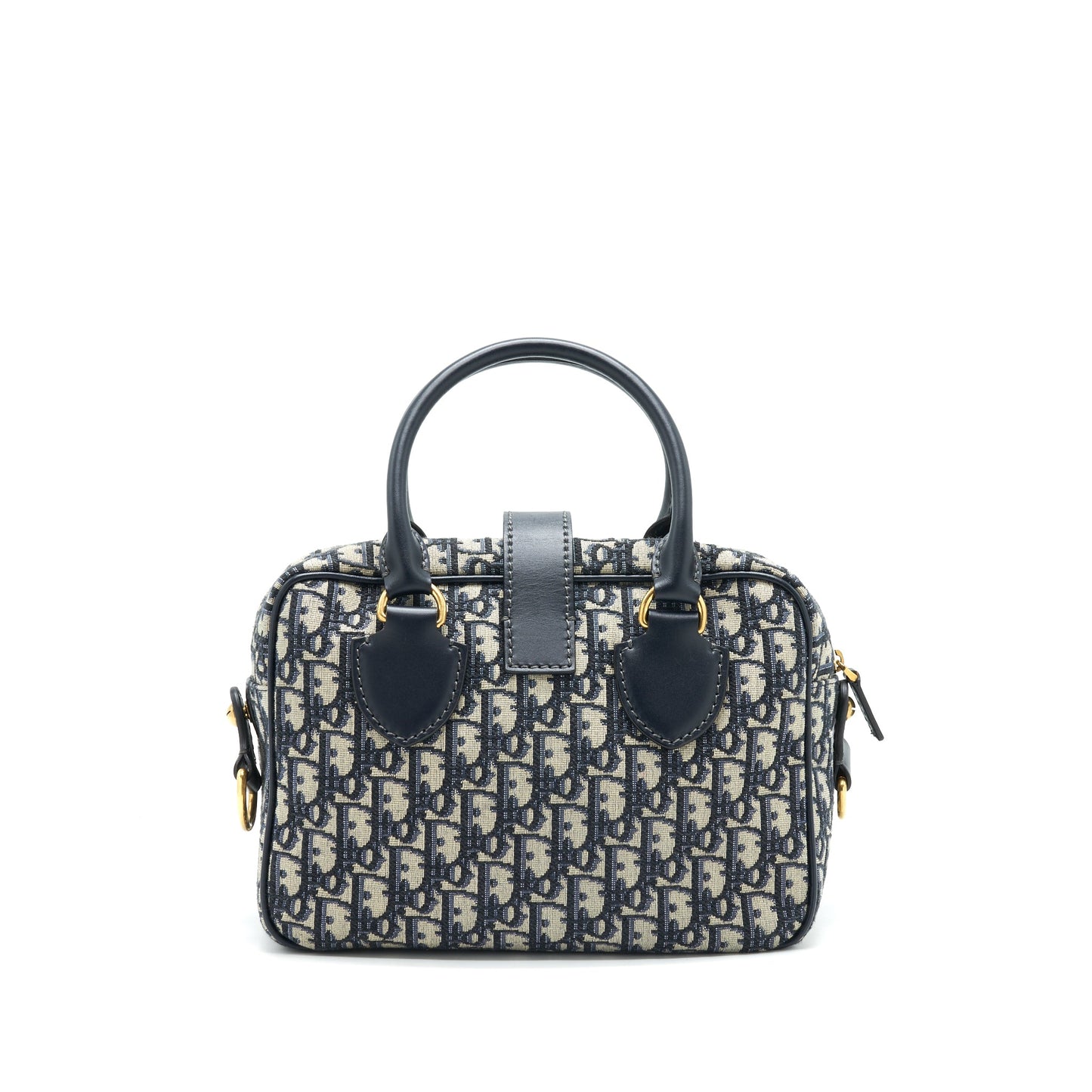 Dior Oblique Collection Blue Monogram Canvas Tote Purse