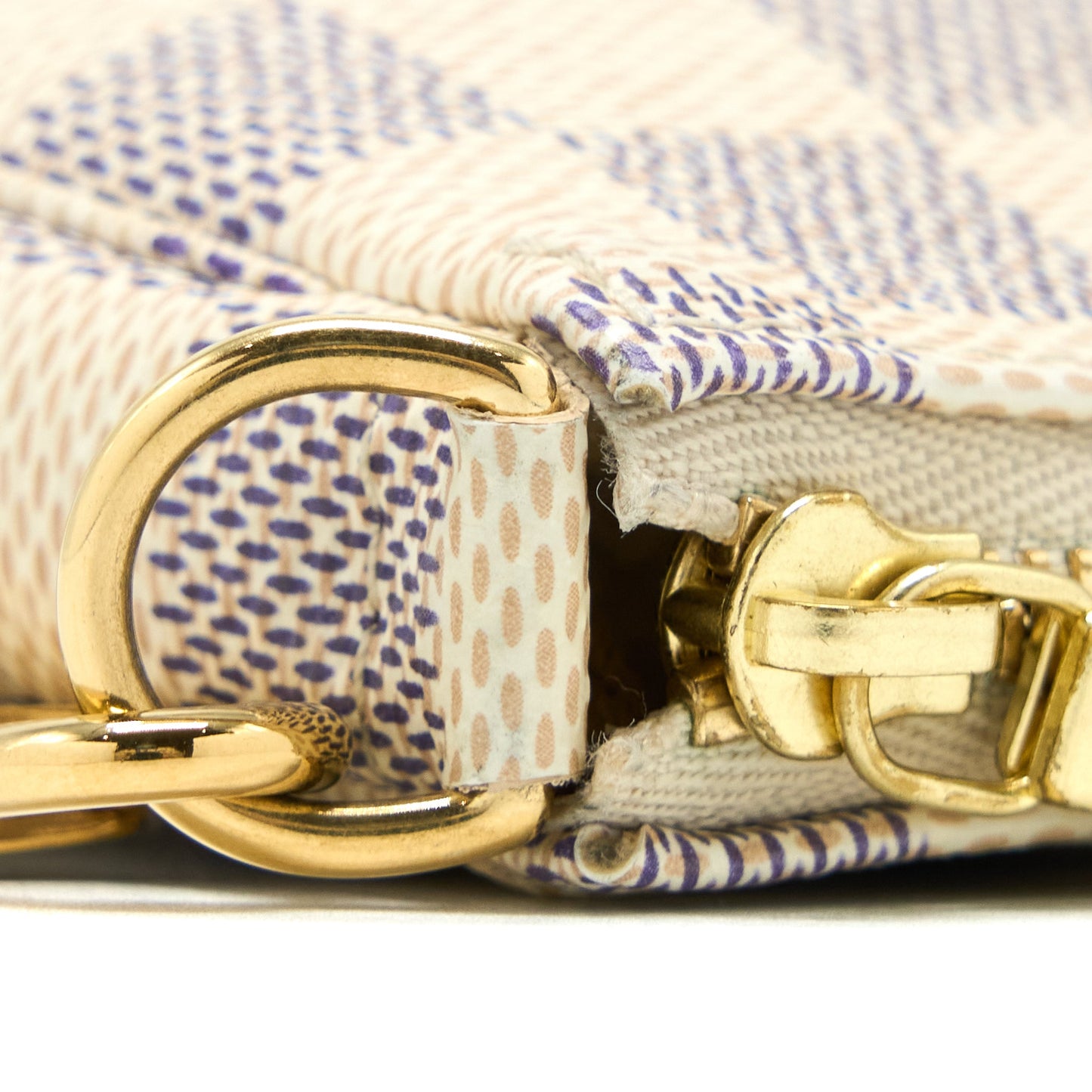 Louis Vuitton Mini Pochette Damier Azur Canvas