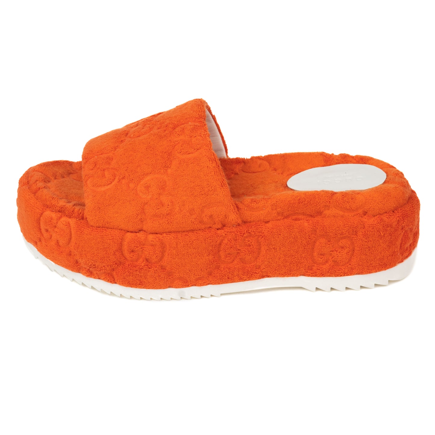 Gucci GG Platform Sandals Orange